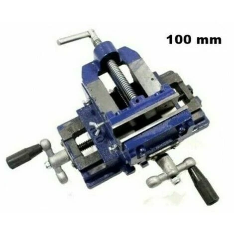 MORSA A CROCE REGISTRABILE 100 Mm DA BANCO E TRAPANO A COLONNA MORSE