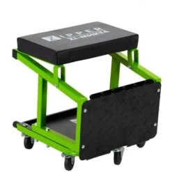 SGABELLO CARRELLO CON SCALETTA E RUOTE OFFICINA AUTO MOTO ZIPPER ZI-MHKT4