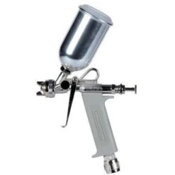 Mini Aerografo Serbatoio Superiore 125 Cc. Verniciatura A Spruzzo Regolabile Ugelli 0,5 Mm Asturo