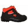 Scarpe Antinfortunistiche Lewer 118 Classe S3 Pronto Soccorso Made In Italy 42 - Nero Arancio Fluo