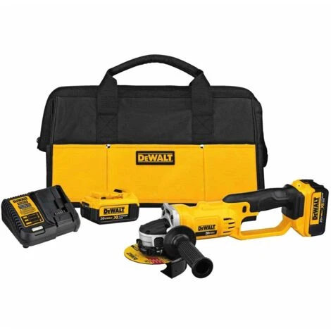 DeWalt DCG412M2-QW Mini-Grinder XR 18V 125 Mm Con 2 Batterie Li-Ion 4, 9 W, 18 V, Grigio E Nero - immagine 4