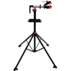 HomCom Cavalletto Manutenzione Bici Riparazione Bici Pieghevole 75x75x100-160cm