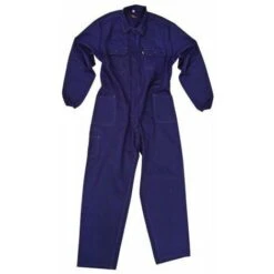 Oeko-Tex Tuta Da Lavoro Multitasche Colore Blu Taglia 52 In Cotone Per Meccanico Elettricista Blu 52