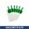 SACCHETTI RICAMBIO ASPIRAPOLVERE VORWERK 6 PEZZI VK 140 VK 150 (04620)