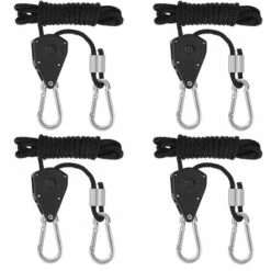 Regolabile Ratchet Rope Ratchet Strap Heavy Duty Ratchet Ratchet Per Impianti Di Lampade 150 Libbre Di Capacità Per Coppia 1/8 Di Pollice 2 Paia