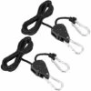 Rope Ratchet Ratchet Hanger Pulley Rope (2 PCS), Hook Ropes Ratchet Ropes, Ganci, Imbracature Per Illuminazione Di Fabbrica, Ganci Di Carico Regolabili, Fino A Un Peso Massimo Di 68 Kg.