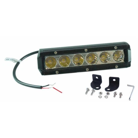 6 LED Work Bar 10-36V 30W SPOT