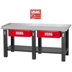 BANCO BANCONE TAVOLO DA LAVORO CON CASSETTI MT 2 PROFESSIONALE USAG 506 A2/2000