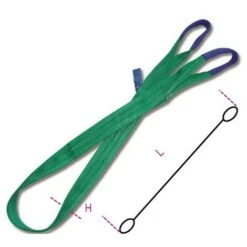 Beta FASCE DI SOLLEVAMENTO VERDE 2T MT.2,5 8153/2,5