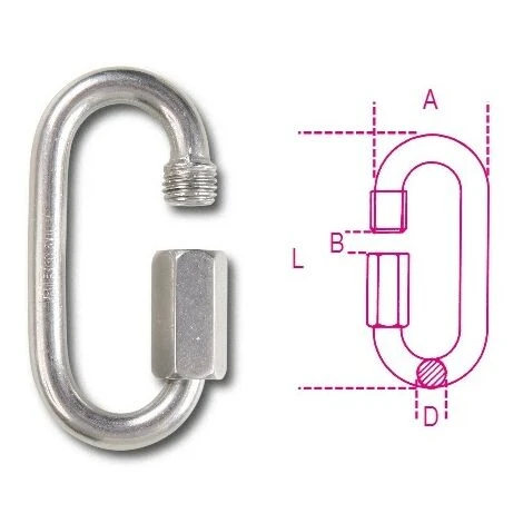 Beta MAGLIE DI GIUNZIONE INOX AISI 316 3,5X35 8280