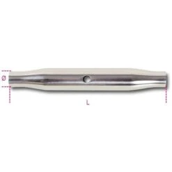 Beta CANAULE A TUBO INOX AISI 316 M6 ART. 8201T