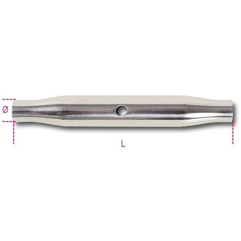 Beta CANAULE A TUBO INOX AISI 316 M6 ART. 8201T