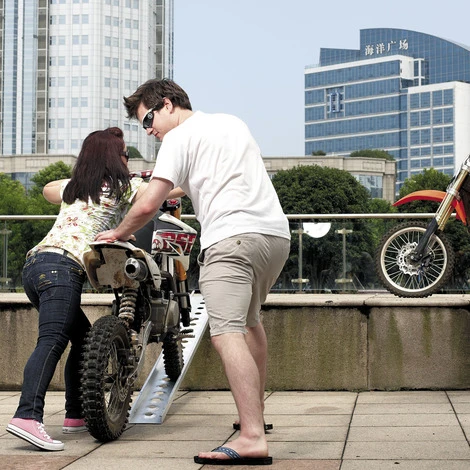 Rampa Di Carico In Alluminio Per Moto E Quad 192cm 182kg - immagine 3