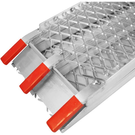 2x Rampe Di Carico Pieghevoli In Alluminio Per Moto E Quad 226cm 680kg - immagine 4