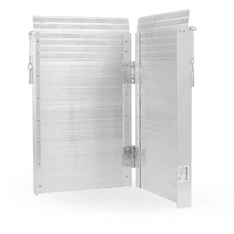 Rampa Per Sedie A Rotelle Pieghevole Rampa Carrozzina Ripiegabile In Alluminio 122 Cm Fino A 270 Kg - immagine 3