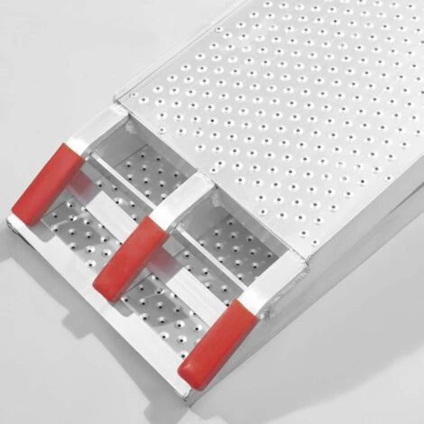 Rampa Di Carico 215cm 340kg Ripiegabile In Alluminio Per Moto E Quad Rampa Carico Moto - immagine 3