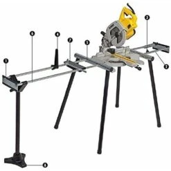 DeWALT DE3495-XJ - Base De Apoyo Para Material