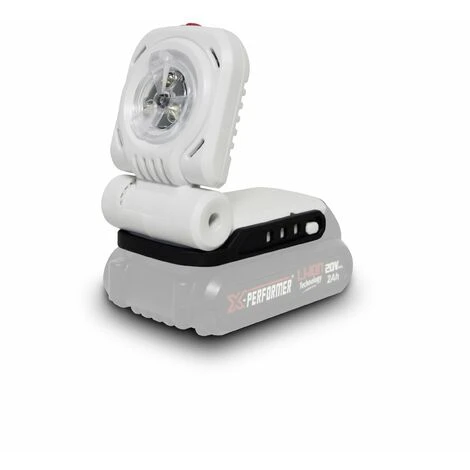 X-PERFORMER XPSPL20LI Torcia A Led A Batteria 20V Portatile -testa Girevole 300 Lumen - Campeggio - Zona Lavoro (batteria Non Inclusa)
