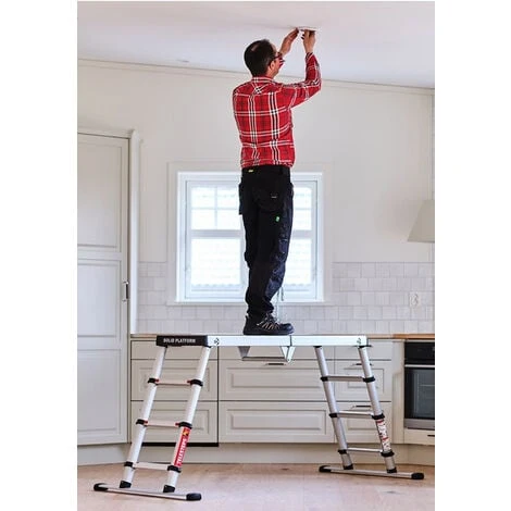 Piattaforma Di Lavoro Con Altezza Regolabile Da 1 A 3 Gradini - TEL-61209 - immagine 3