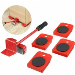 Sollevatore Solleva Mobili Max 150kg Sollevatore Solleva Mobili Elettrodomestici 4 Piastre 150kg Spostare Sollevare