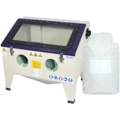 Sabbiatrice SOGI S-72 Da Banco + Sacco 25 Kg Di Corindone Grana 36 Allumina, SOGI S-72+ 25 Kg Di Corindone Grana 36 Allumina