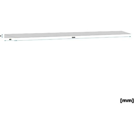 Rampa Per Soglia Con Strato Adesivo 4x900x40 Mm Nera Carico Elevato - immagine 5
