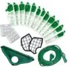 Sacchetti Folletto Vk 140 Vk 150 12pz+12 Profumi+2 Filtri + Spazzola + Cavo 10m Compatibili