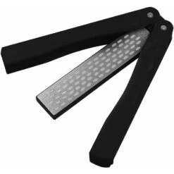 SOEKAVIA Affilacoltelli, Tasca Pieghevole Da 400/600 Grani Diamond Whetstone, Pietra Per Affilare Tascabile Su Due Lati Per Orto Da Campeggio All'aperto