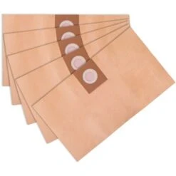 VONROC Sacchetti Per La Polvere Per VC504AC E VC506AC Aspiratore A Secco E A Umido - 5 Pezzi