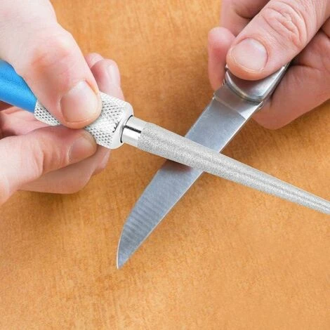 SOEKAVIA Affilacoltelli Portatili, Affilacoltelli Tascabili Affilatrici Manuali Per Forbici Affilatrici Per Lame A Gancio Diamantate - immagine 2