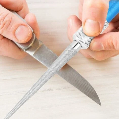 SOEKAVIA Affilacoltelli Portatili, Affilacoltelli Tascabili Affilatrici Manuali Per Forbici Affilatrici Per Lame A Gancio Diamantate - immagine 3