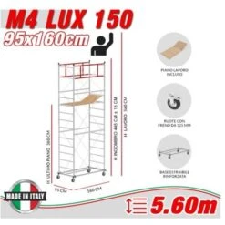 Trabattello M4 LUX 150 (h Lavoro 5,60 M)