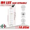 Trabattello M4 LUX Base Estraibile (h Lavoro 10,85 M)