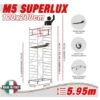 Trabattello M5 SUPERLUX (h Lavoro 5,95 M)