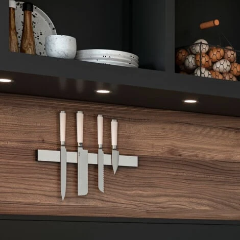 Emuca Barra Magnetica Per Coltelli, Acciaio Inossidabile, Acciaio, 1 U. - immagine 3