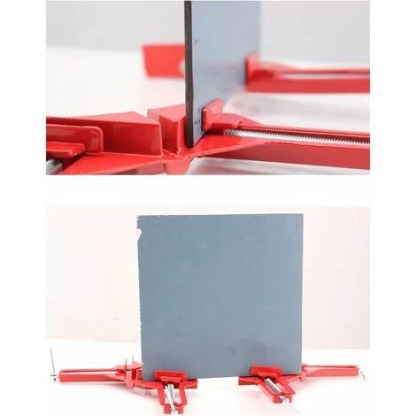 SOEKAVIA 4 Pezzi Morsetto Ad Angolo Retto Da 90 Gradi, Morsetti Per La Lavorazione Del Legno, Set Di Morse Ad Angolo Regolabile In Legno Per Cornice Ad Angolo Per Cornici Multiple Per Saldatura Di Car - immagine 5