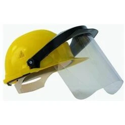 Vigor-Blinky Elmetti Protezione Panorama Con Visiera EN-166 Giallo