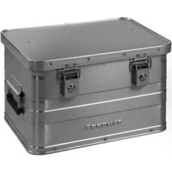 No Name Cassetta In Alluminio L430xP330xH275mm 29l Con Serratura A Ribalta E Chiave A Cilindro PROMAT