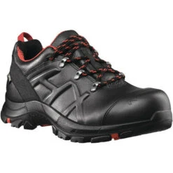 HAIX Scarpa Antinfortunistica BE Safety 54 Taglia Bassa 85 (425) Nero/rosso Pelle