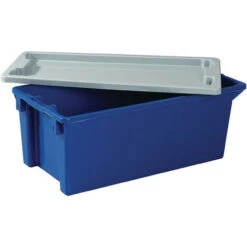 No Name Coperchio L300xP200mm Polistirolo Grigio Per Contenitore Impilabile E Nido