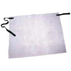 Grembiule In Pelle Claus L. Circa 70xL.circa 60cm Crosta Di Pelle Grigio Chiaro FELDTMANN