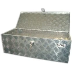 Baule Portautensili SOGI BLE-77 Porta Attrezzi Cassone Pick-up In Alluminio - 765 X 340 X 245 H Mm
