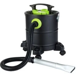 Qlima Bidone Aspira Cenere 20 Lt 1000wt Camino Stufa Pellet Aspirapolvere Filtro Hepa