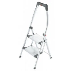Hailo - Marchepied Pliant Aluminium 2 Marches Ht D'accès 225 Cm - LivingStep Plus