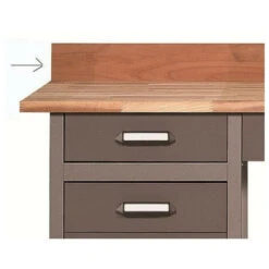 Kupper – Panneau Arrière 60x11x1,5cm Pour établi 60cm