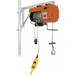 Elevatore Paranco Elettrico Dm200/i Portata 200 Kg Fune 25 Ml + Sost. Bandiera B2