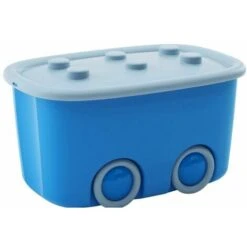 Keter CONTENITORE GIOCHI FUNNY BOX AZZURRO
