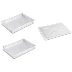 2+1 CASSETTA PORTAIMPASTO + COPERCHIO Mod. Service Cm.60X40X10