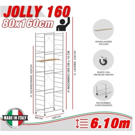 Trabattello JOLLY 160 (h Lavoro 6,10 M)