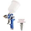 Aerografo H-827 ASTURO Pistola Aria HVLP A Gravità Verniciatura Verniciare 600cc Ugello Ø 2,5 Mm